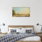 Die Themse von der Terrasse des Somerset House Loo Leinwanddruck (Insitu (Schlafzimmer))