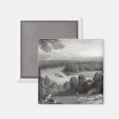 Die Themse von Richmond Hill Magnet (Vorderseite/Rückseite)