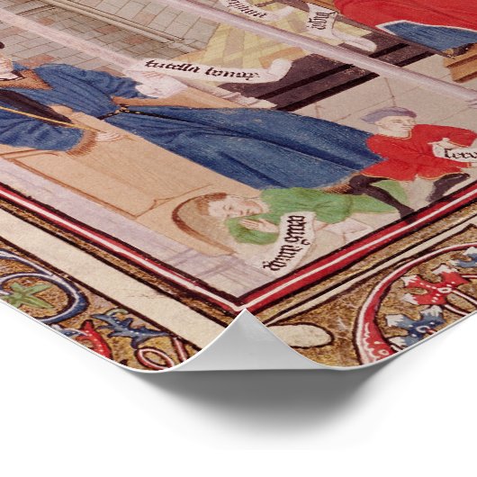 Die Theorie der Gerechtigkeit Poster (Ecke)