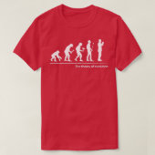 Die Theorie des Barkeepers der Evolution T-Shirt (Design vorne)