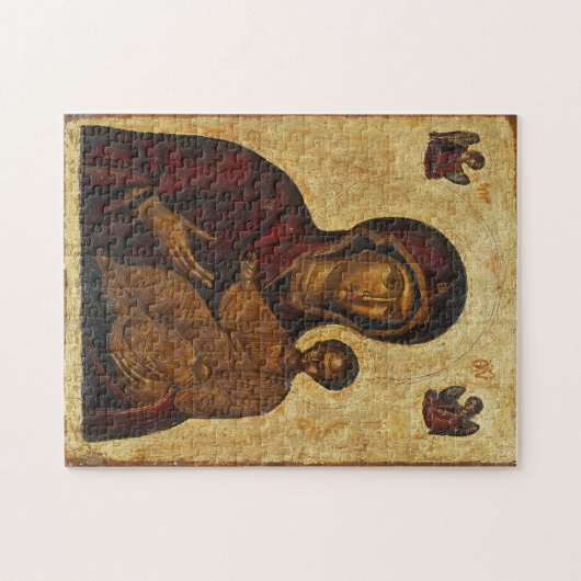 Die Theotokos und das christliche Kind Byzantinisc Puzzle (Horizontal)