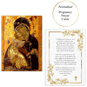 Die Theotokos von Vladimir-Schwangerschaftsgebet-K Platzkarte