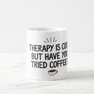 Die Therapie ist cool Kaffeetasse