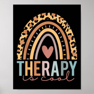 Die Therapie ist Coole psychische Gesundheit Bewus Poster