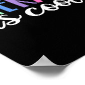 Die Therapie ist Coole Selbstversorgung psychische Poster (Ecke)