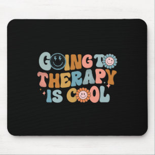 Die Therapie ist Cooler Retro-Feminist Mousepad