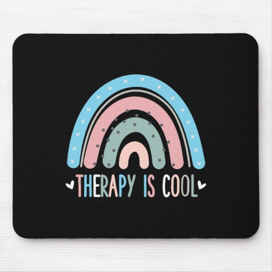 Die Therapie ist ein Cooler Therapeut für psychisc Mousepad (Vorne)