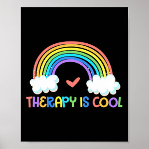 Die Therapie ist ein Cooler Therapeut für psychisc Poster