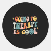 Die Therapie wird durch Coole Selbstversorgung und Runder Aufkleber (Vorderseite)