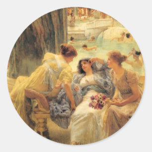 Die Thermen von Caracalla im Detail Runder Aufkleber