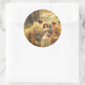 Die Thermen von Caracalla im Detail Runder Aufkleber (Tasche)