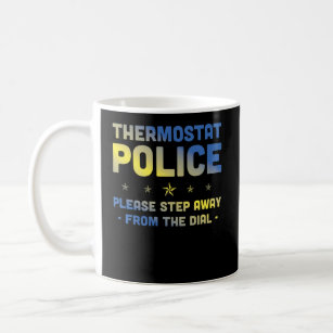Die Thermostatpolizei muss aus dem Wahlgang heraus Kaffeetasse