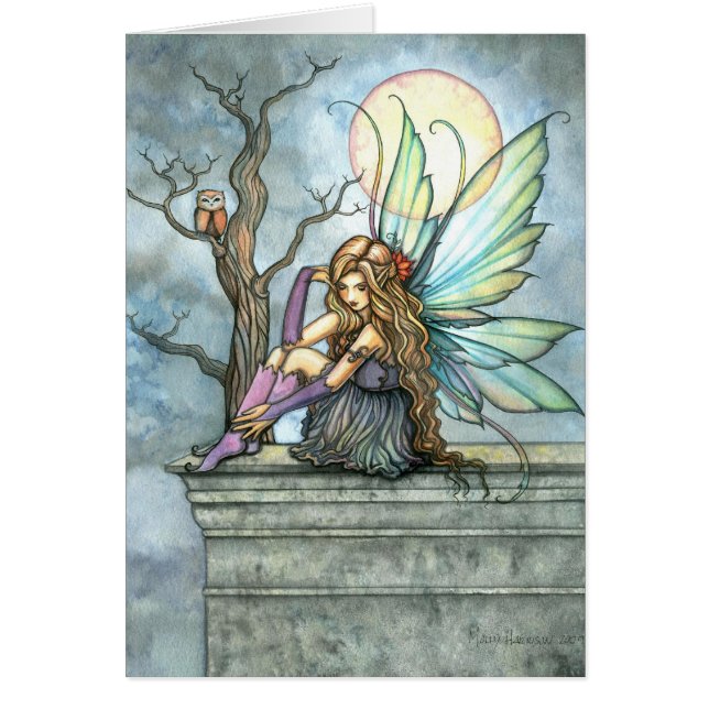 Die Thinker Fairy Card von Molly Harrison (Vorne)