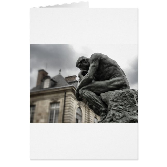 Die Thinker Rodin Paris-Skulptur (Vorne)