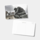 Die Thinker Rodin Paris-Skulptur Ausweis (Vorder- & Rückseite)