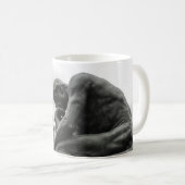 Die Thinker Rodin Paris-Skulptur Kaffeetasse (VorderseiteRechts)