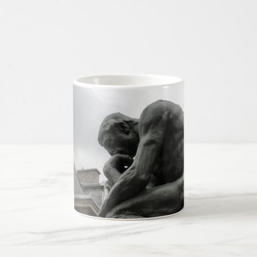 Die Thinker Rodin Paris-Skulptur Kaffeetasse (Mittel)