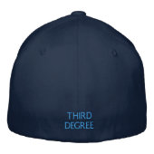 Die Third Degree Baseballkappe Bestickte Baseballkappe (Rückseite)