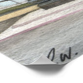 Die Thornaby-5-Lampen und die Straßenbahn - POSTER (Ecke)