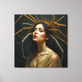 Die Threads der Transgression Arachnes Transformat Leinwanddruck (Vorderseite)