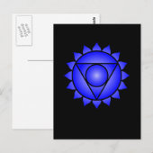 Die Throat Chakra Postkarte (Vorne/Hinten)