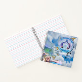 Die Throat Chakra - Symbol des Atemlebens Notizblock (Innenseite)