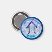 Die Throat Chakra - Symbolträume Magnet (Vorderseite/Rückseite)