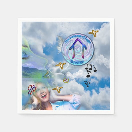 Die Throat Chakra - Symbolträume Serviette (Vorderseite)