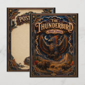 Die Thunderbird North Dakota Popcut Legenden Postkarte (Vorne/Hinten)