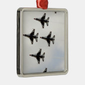 Die Thunderbirds bilden eine 6-Schiff Delta-Format Ornament Aus Metall (Rechts)