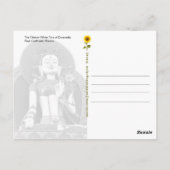 Die tibetische weiße Tara von Ensenada - Postkarte (Rückseite)