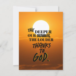 "Die tieferen Unruhen, der lautere" T - Shirt Postkarte