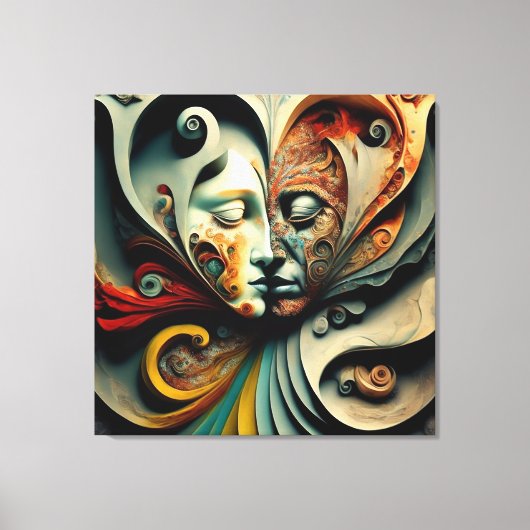 DIE TIEFSTE LIEBE LEINWANDDRUCK (Vorderseite)