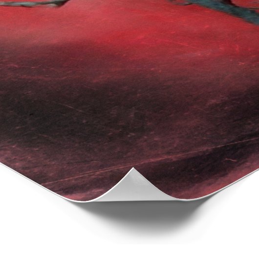 Die tiefsten Roten Poster (Ecke)