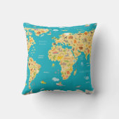 Die Tiere der Welt Kissen (Rückseite)