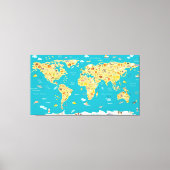 Die Tiere der Welt Leinwanddruck (Vorderseite)