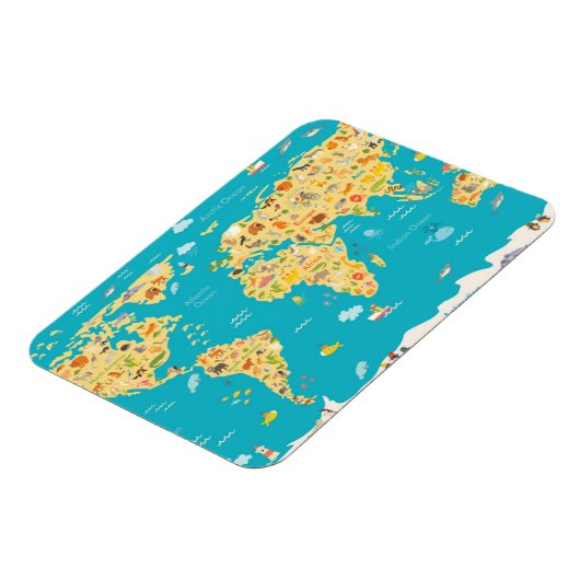 Die Tiere der Welt Magnet (Linke Seite)