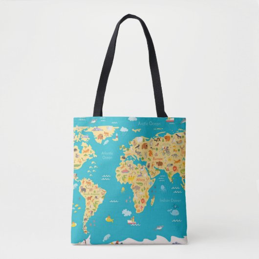 Die Tiere der Welt Tasche (Vorderseite)