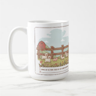 die Tiere des Bauernhofs Kaffeetasse