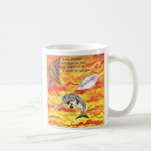 Die Tiere erschrecken mich Kaffeetasse (Rechts)