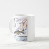 Die Tiere erschrecken mich Kaffeetasse (Vorderseite Links)