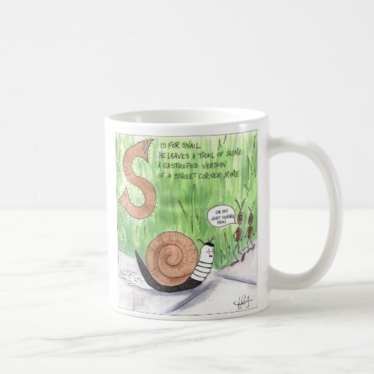 Die Tiere erschrecken mich Kaffeetasse (Rechts)