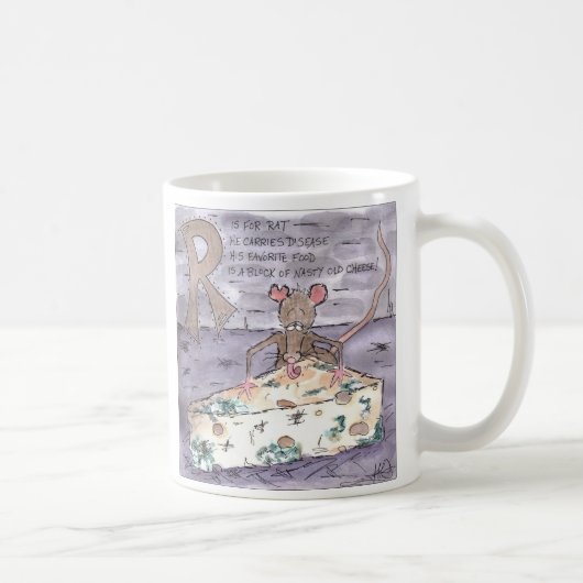 Die Tiere erschrecken mich Kaffeetasse (Rechts)
