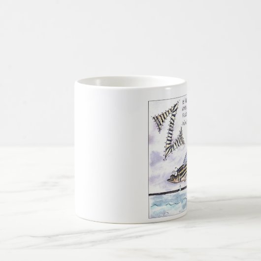 Die Tiere erschrecken mich Kaffeetasse (Mittel)