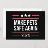 Die Tiere sicher machen Einladung (Vorne/Hinten)