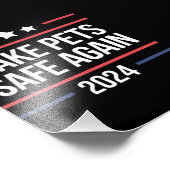 Die Tiere sicher machen Fotodruck (Ecke)