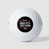 Die Tiere sicher machen Golfball (Vorderseite)