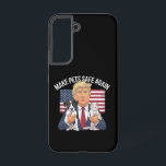 Die Tiere wieder sicher machen Rett unsere Haustie Samsung Galaxy Hülle<br><div class="desc">Trump macht die Haustiere wieder sicher Gerettet und stimmt Trump</div>