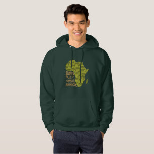 Die Tierwelt Afrikas grafisch gerettet Hoodie