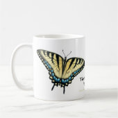 Die Tiger-Frack-Schmetterlings-Tasse Kaffeetasse (Links)